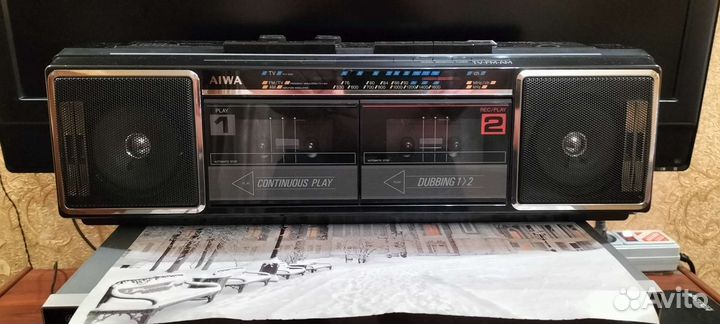 Двухкассетная магнитола Aiwa CS - W 10