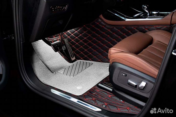 3D Коврики Range Rover Салон Багажник из Экокожи
