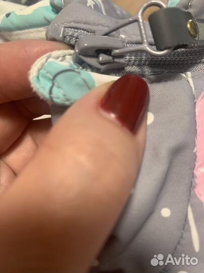 Зимний комбинезон для девочки 86-92