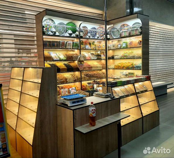 Витрины для сухофруктов и орехов