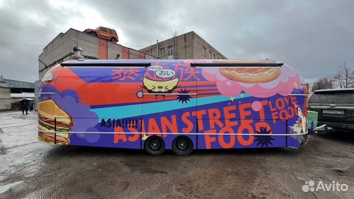 Мобильный прицеп на колесах