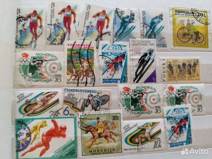 Альбом с марками СССР и др стран