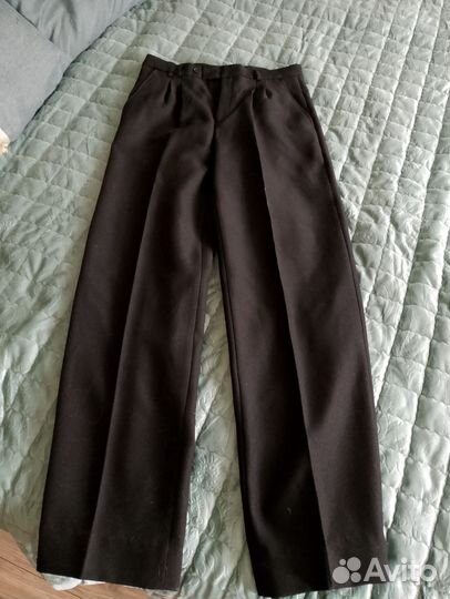 Брюки прямые широкие