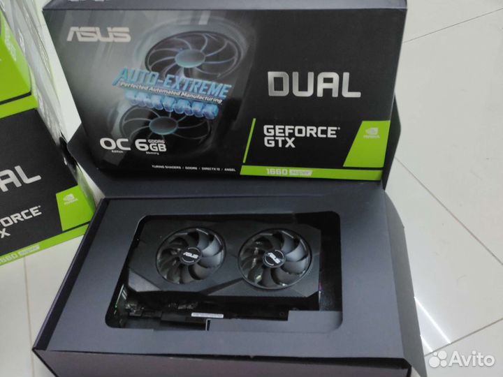 Asus GTX 1660 Super dual (+гарантия 3 месяца)