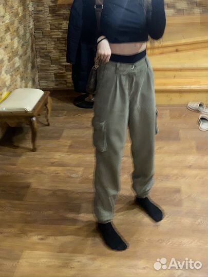 Брюки карго женские