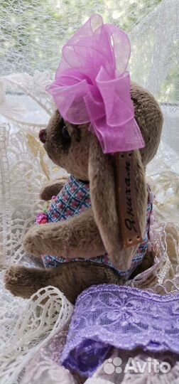 Зайка в стиле тедди