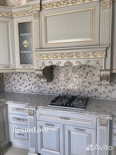 Кухня Бергамо массив дерева