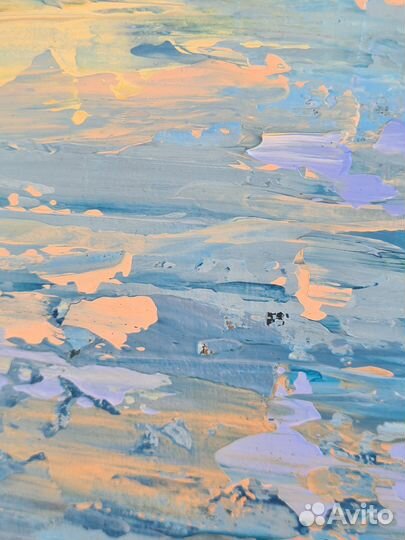 Картина акрилом абстракция