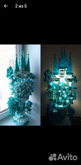 Детский светильник замок