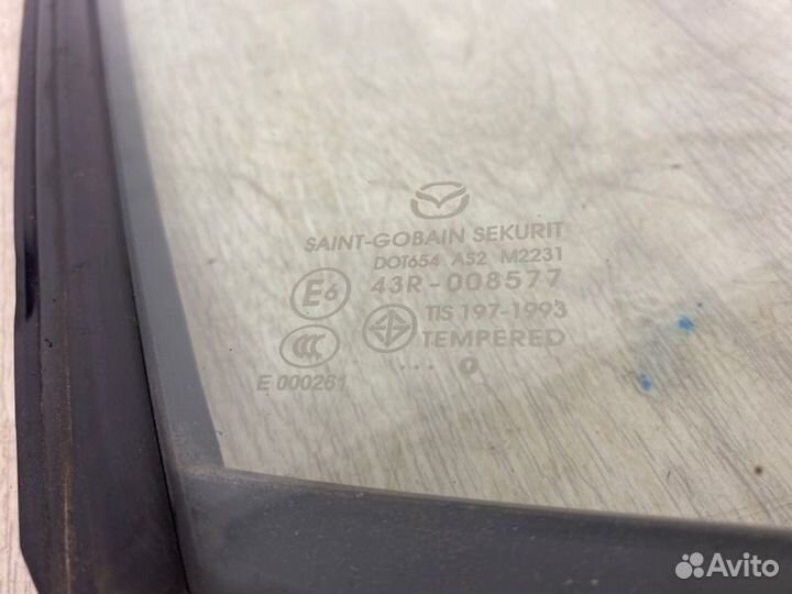 Стекло двери задней правое Mazda Mazda 3 BL 2009