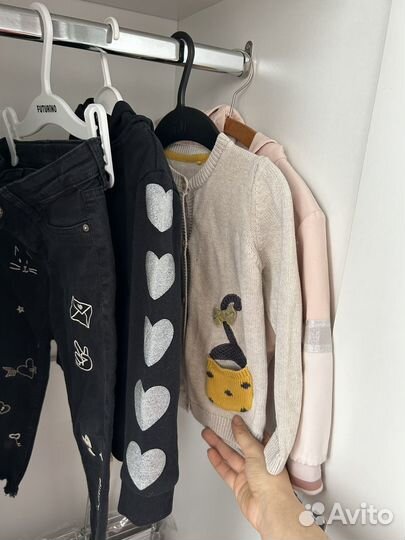 Набор одежды для девочки 92-98, zara,tommy