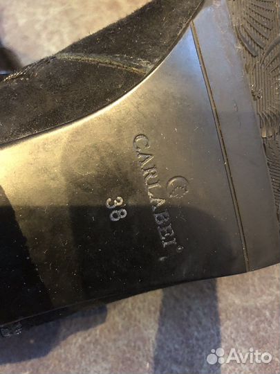 Зимние женские сапоги 38 натуральная замша