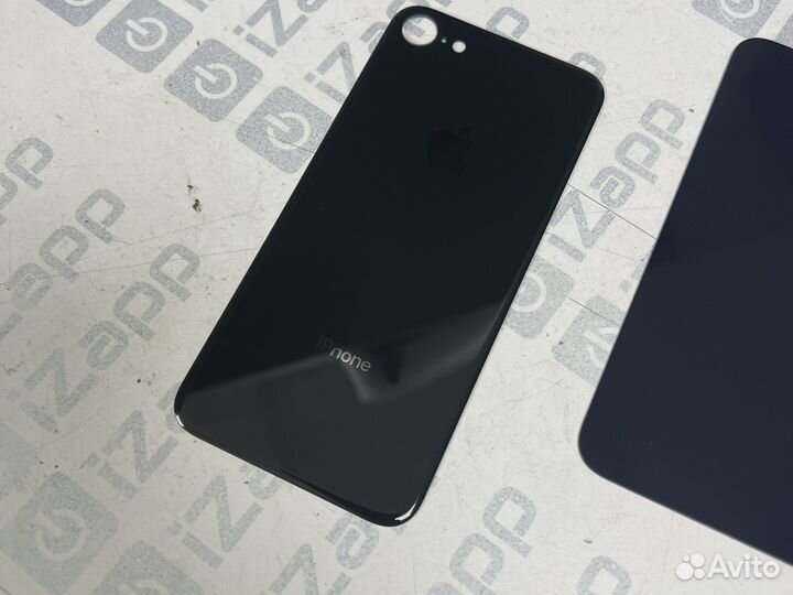 Стекло корпуса iPhone 8 (черное)