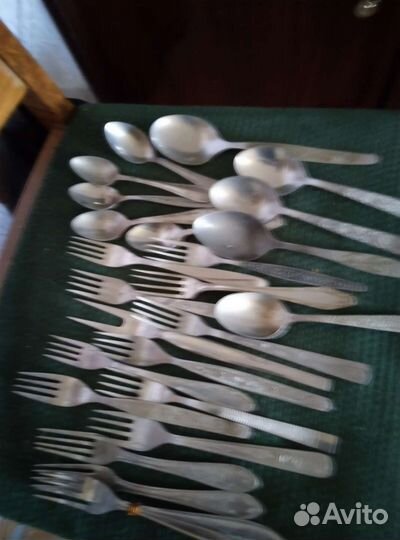 Ложки вилки ножи н.стссср