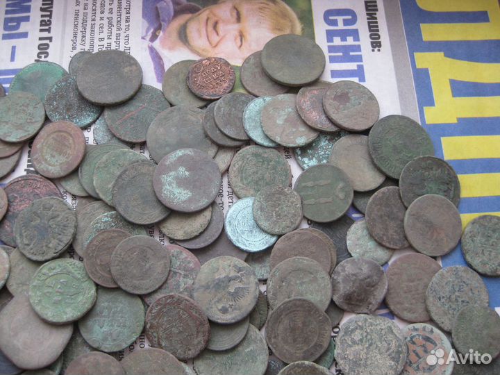 181 шт. старинные монеты.на чистку и опыты