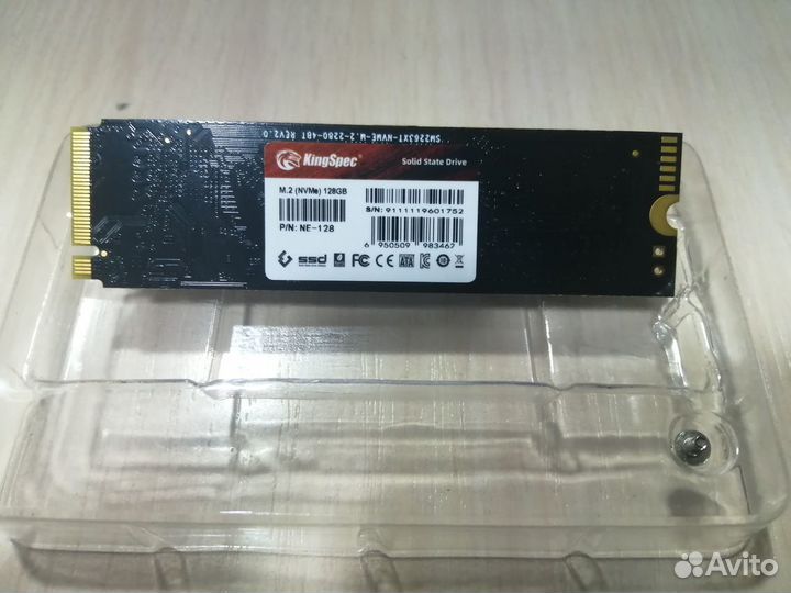 Твердотельный накопитель KingSpec M2 SSD 128GB