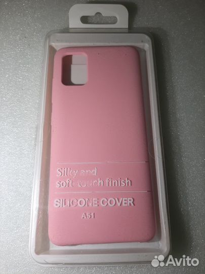 Розовый чехол на samsung а51