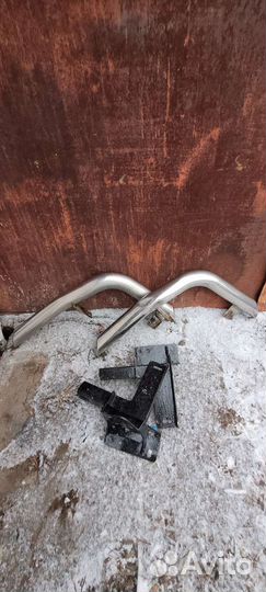 Защита заднего бампера land cruiser 200