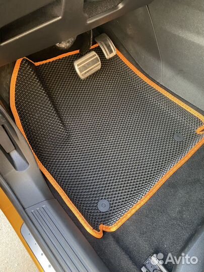 Ева коврики eva с бортами в автомобиль
