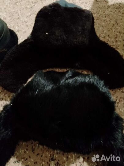 Шапка ушанка из кролика