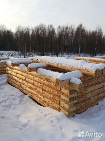 Срубы домов, бань