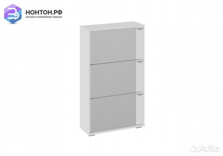 Тумба для обуви тип 8 белый ясень