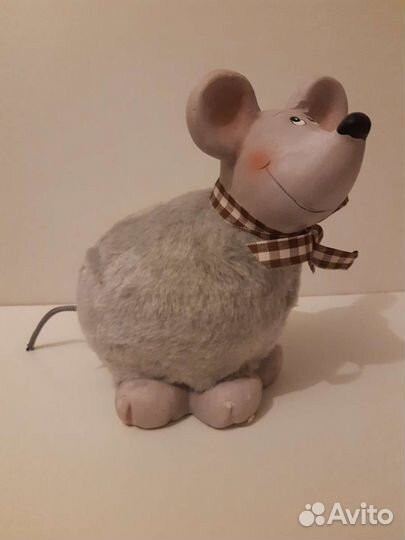 Сувенир подарочный. Копилка Игрушка Мышь керамика