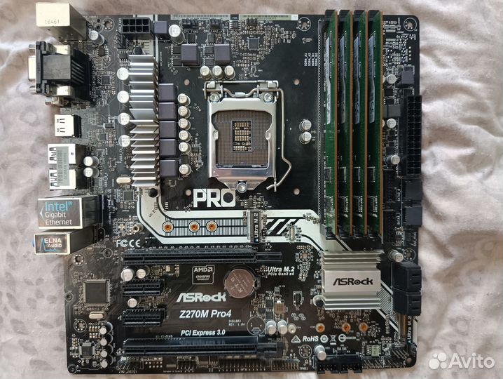 Материнская плата ASRock Z270M Pro 4