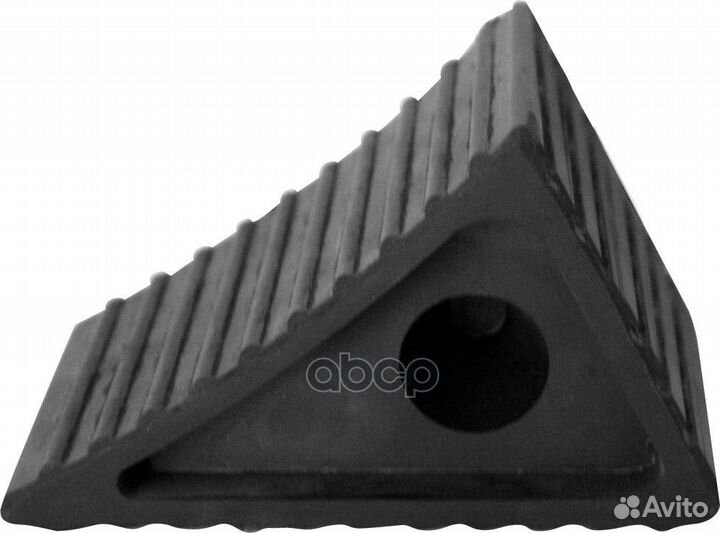 Упор противооткатный, резиновый, 120х80х70 мм O