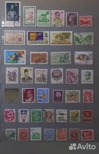 Альбом и 650 марок из 12 стран (смотрим видео)