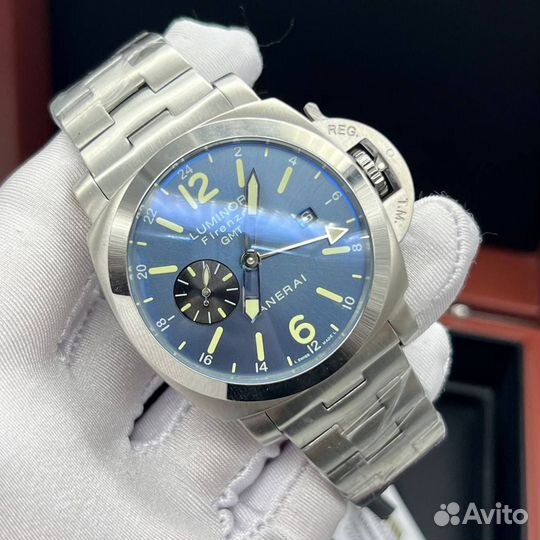 Мужские тяжёлые часы Panerai Luminor механика