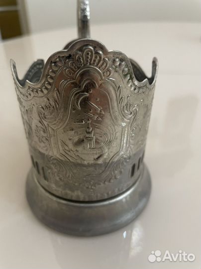 Подстаканник мельхиоровый СССР