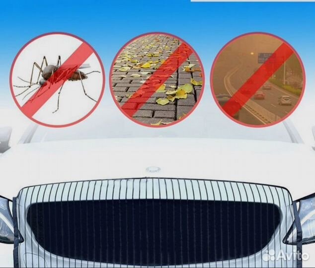 Защита радиатора от насекомых и камней