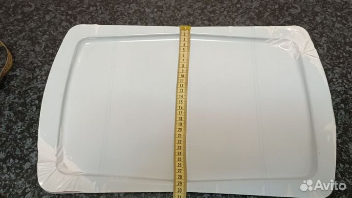 Большой новый поднос нержавейка