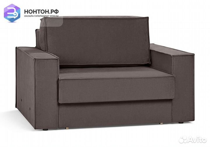 Кресло еврокнижка Тревис шоколадное