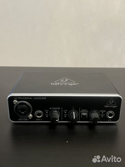 Микрофон Behringer B1 + карта Behringer umc22