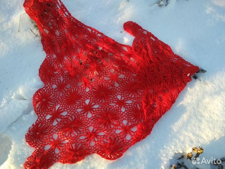 Шаль, ручная работа