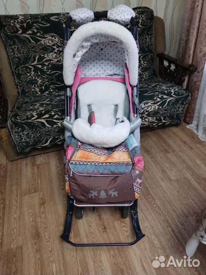 Санки коляска ника 7 3