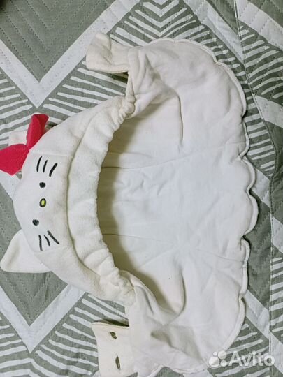 Шапка-шлем на девочку 46-48 и дублёнка на 80