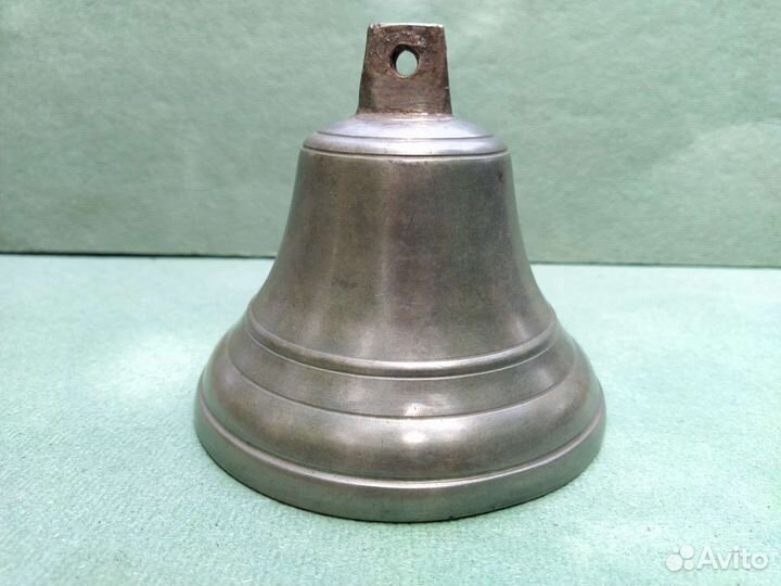 Колокольчик. Накладка бронзовая. Старина. риа