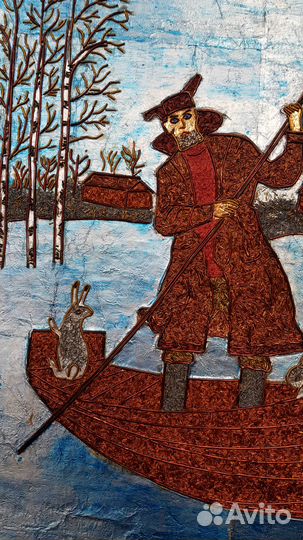 Картины из стружки мелкой бронзы