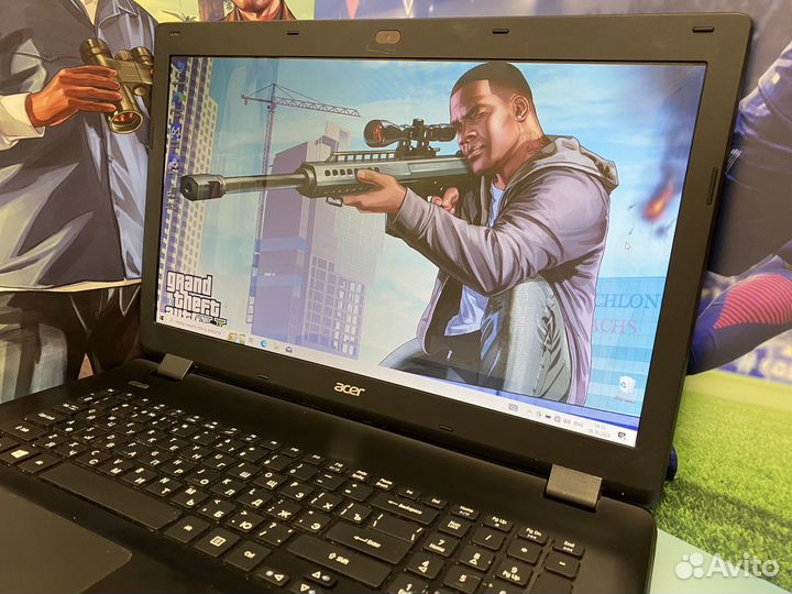 Большой Ноутбук Acer 4 ядра/SSD/6gb/17.3