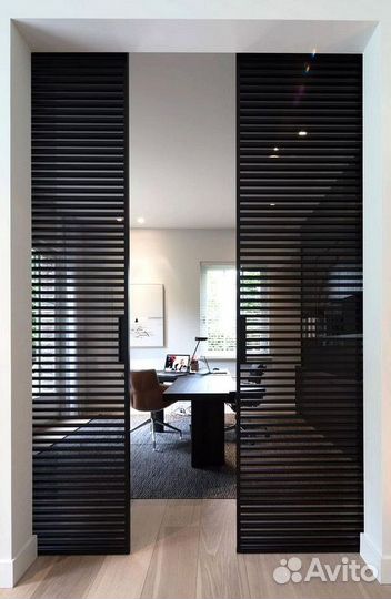 Межкомнатные перегородки. Раздвижные двери из реек