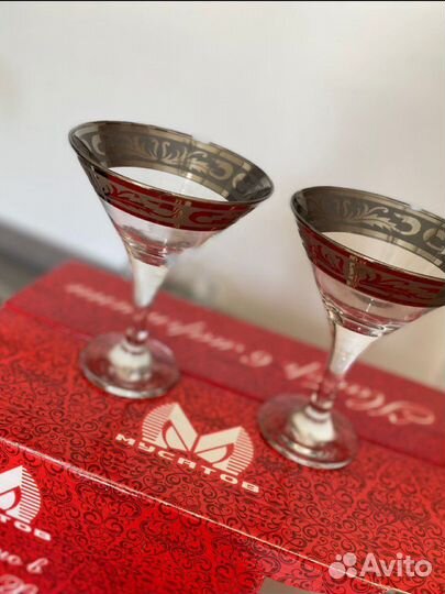 Бокалы новые в коробке