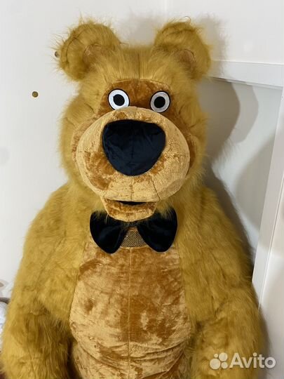 Надувной костюм бурый Медведь из маши и медведи