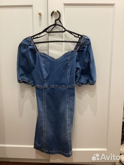 Джинсовое платье river island