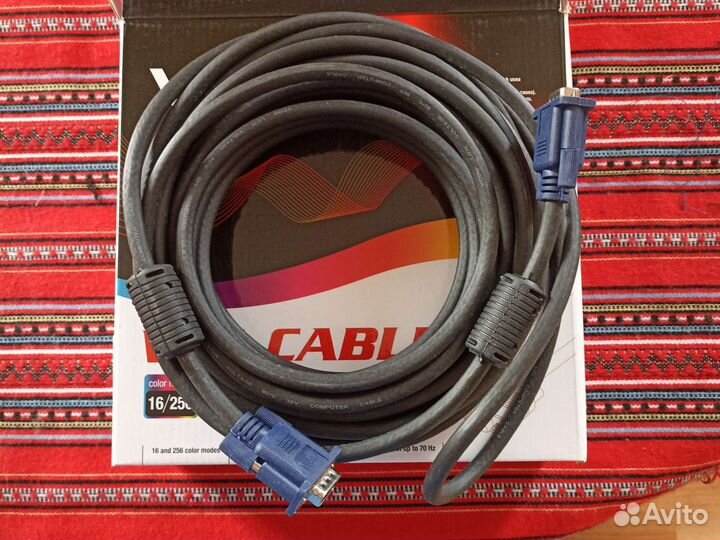 Кабель vga 15 м