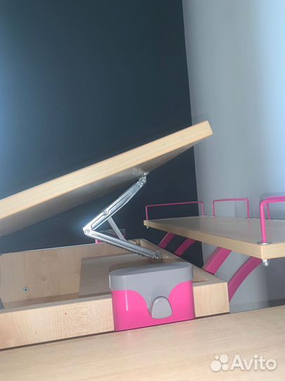 Парта растущая Дэми, стул, тумбочка - комплект