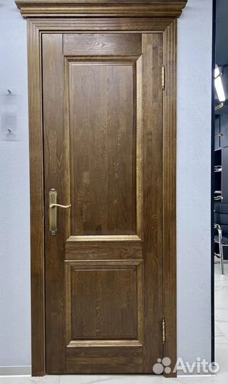 Межкомнатные двери Афина дг Массив дуба Античный о