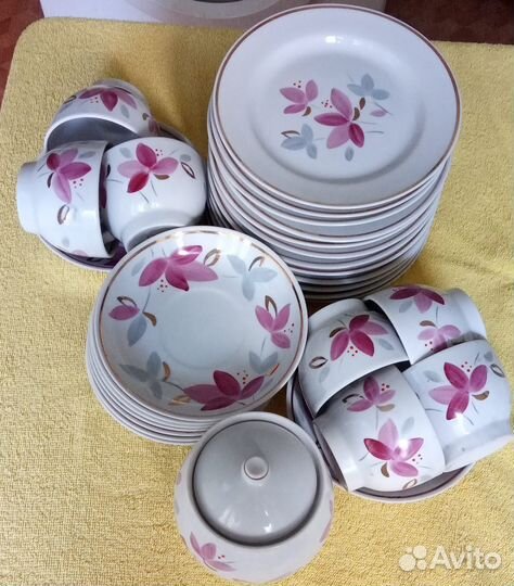 Чайный сервиз СССР фарфор новый